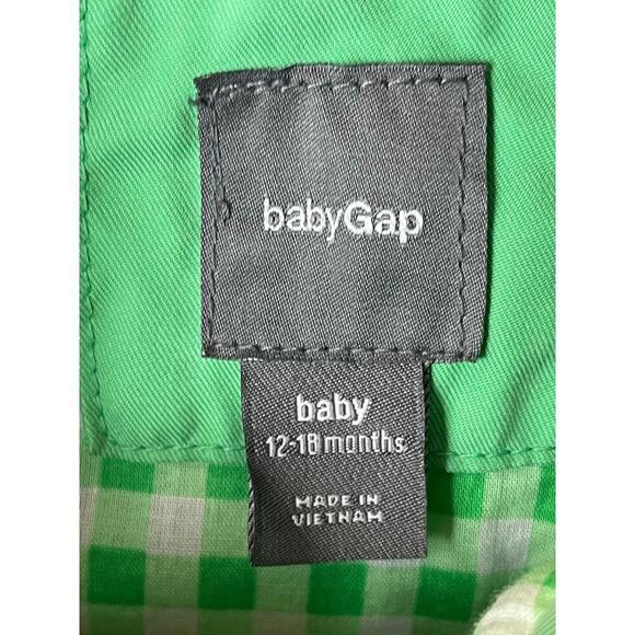 Baby Gap Green Quilted Lightweight Jacket Baby Size 12-18M - Picture 4 of 6